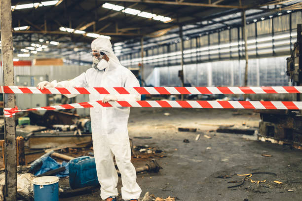 Professional Biohazard technician working in Maywood, IL